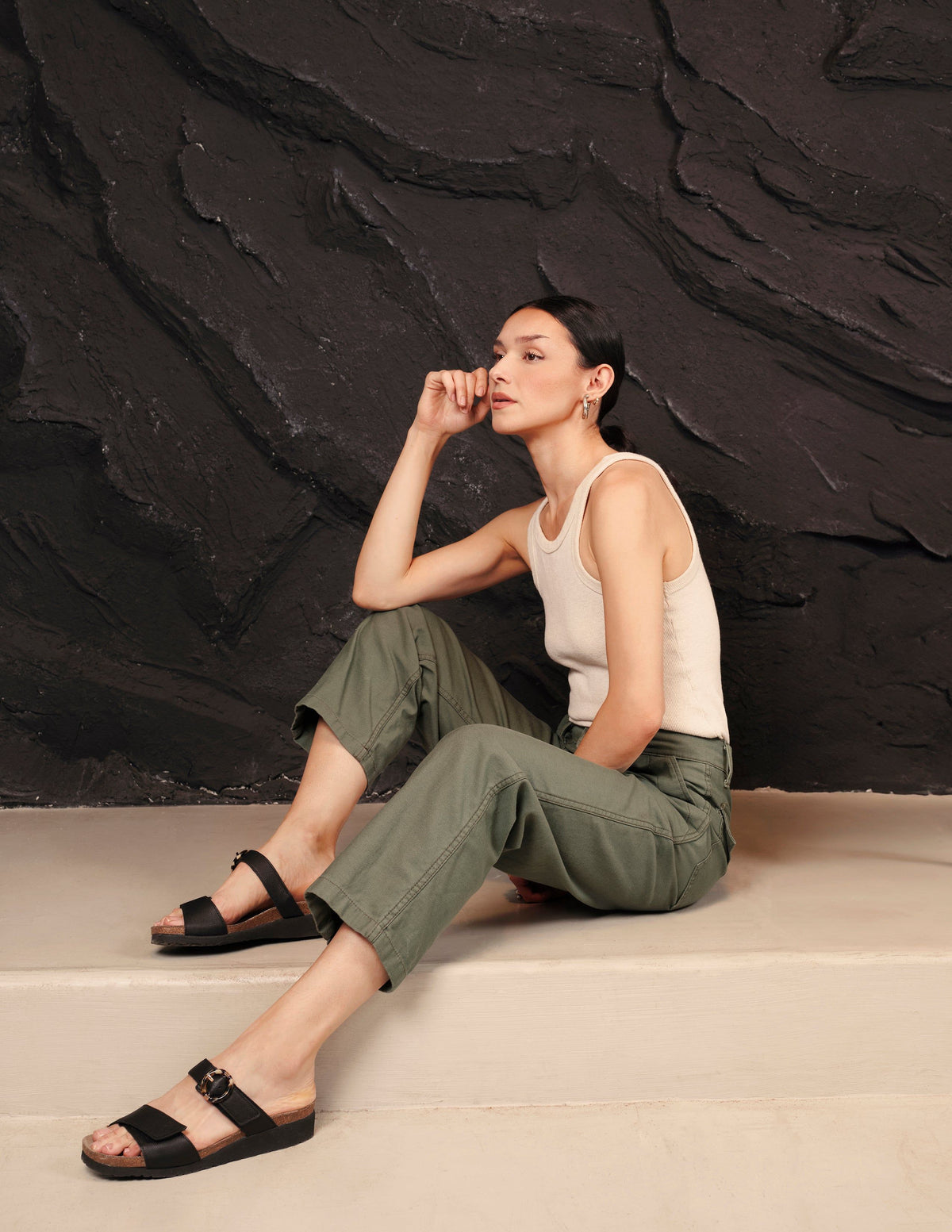 Naot Anabel - Soft Black Leather 104