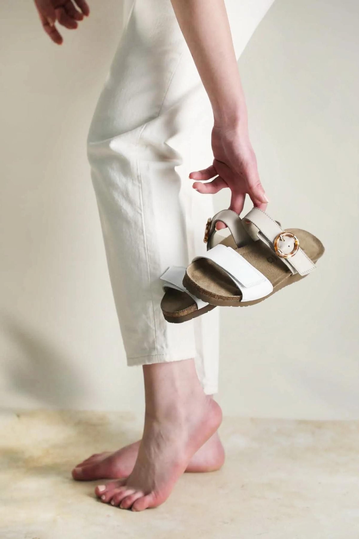 Naot Anabel - Soft White Lthr/Soft Ivory Lthr 106