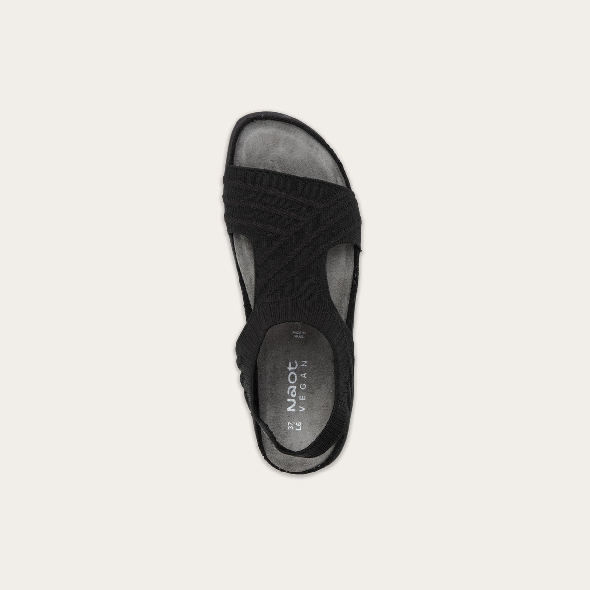 Naot Kawhia - Black Knit 103