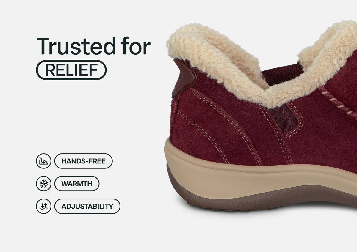 Orthofeet Lorin Hands-Free (Women's) - Bordeaux 02