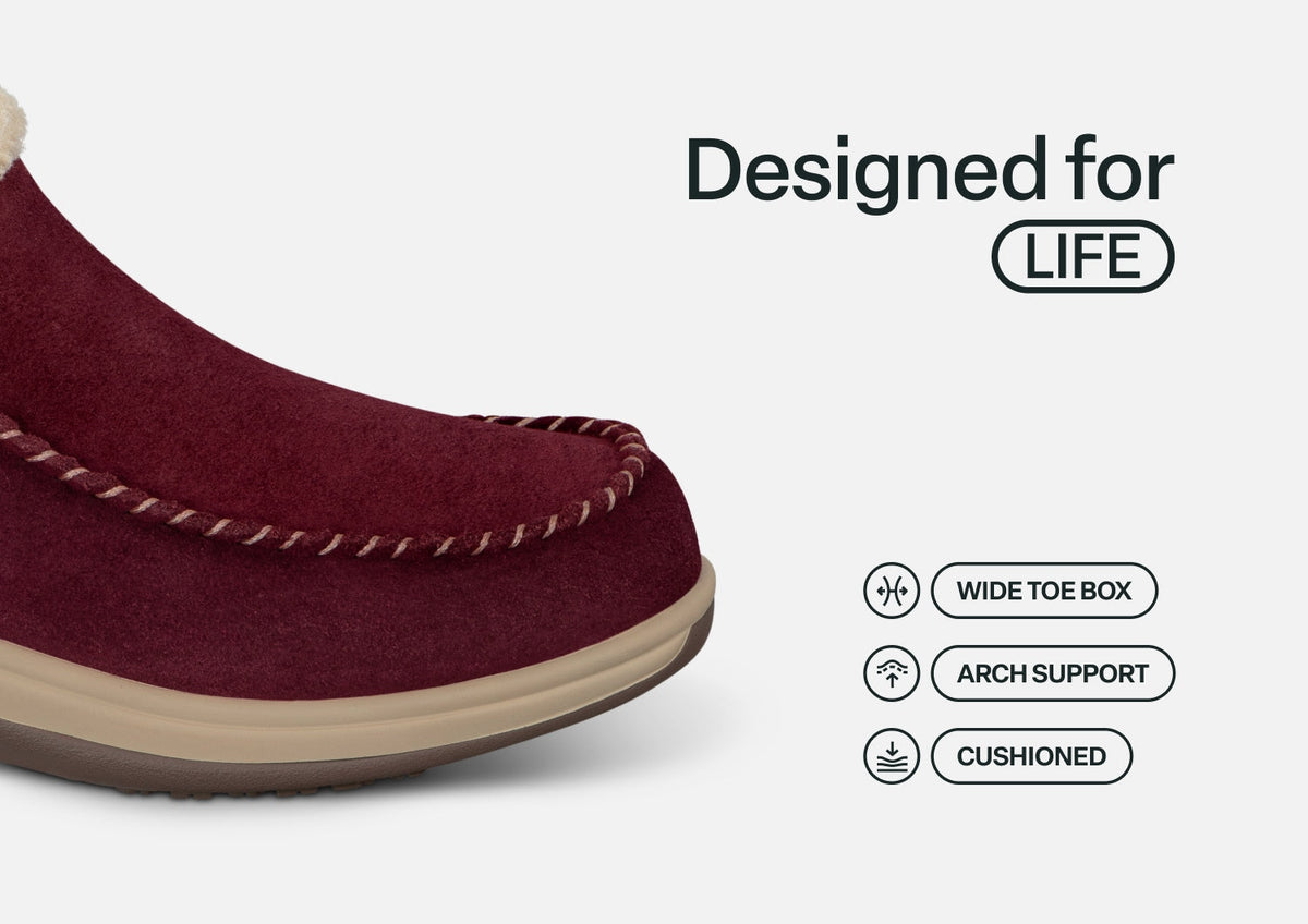 Orthofeet Lorin Hands-Free (Women's) - Bordeaux 03