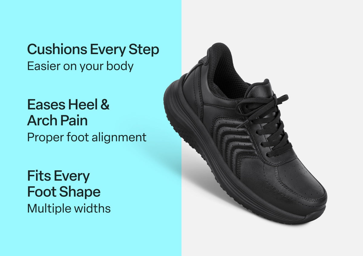 Orthofeet Roam Hands-Free (Women's) - Black 01
