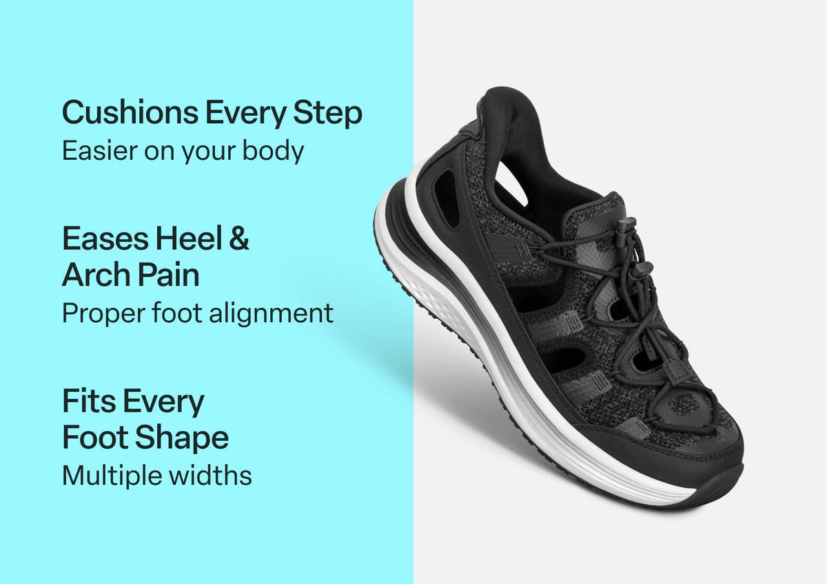 Orthofeet Venus Hands-Free (Women's) - Black 01