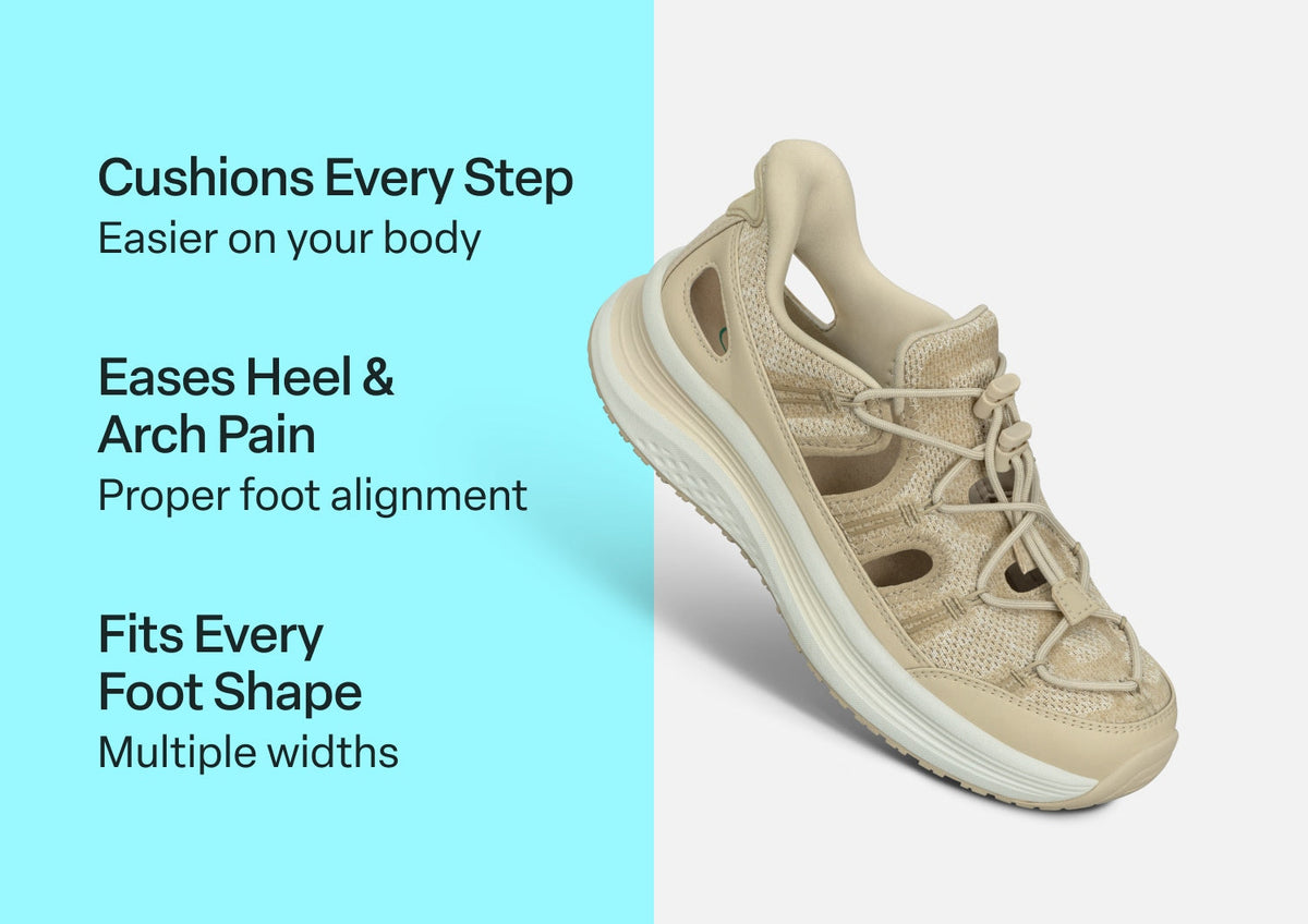 Orthofeet Venus Hands-Free (Women's) - Beige 01