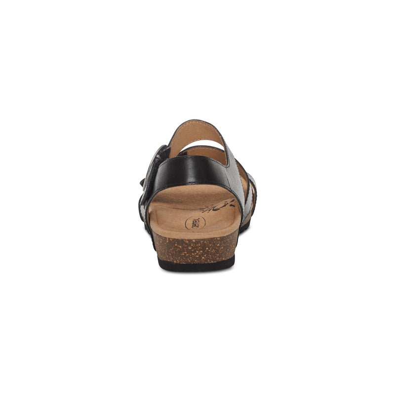 Aetrex Lilly Adjustable Quarter Strap Sandal