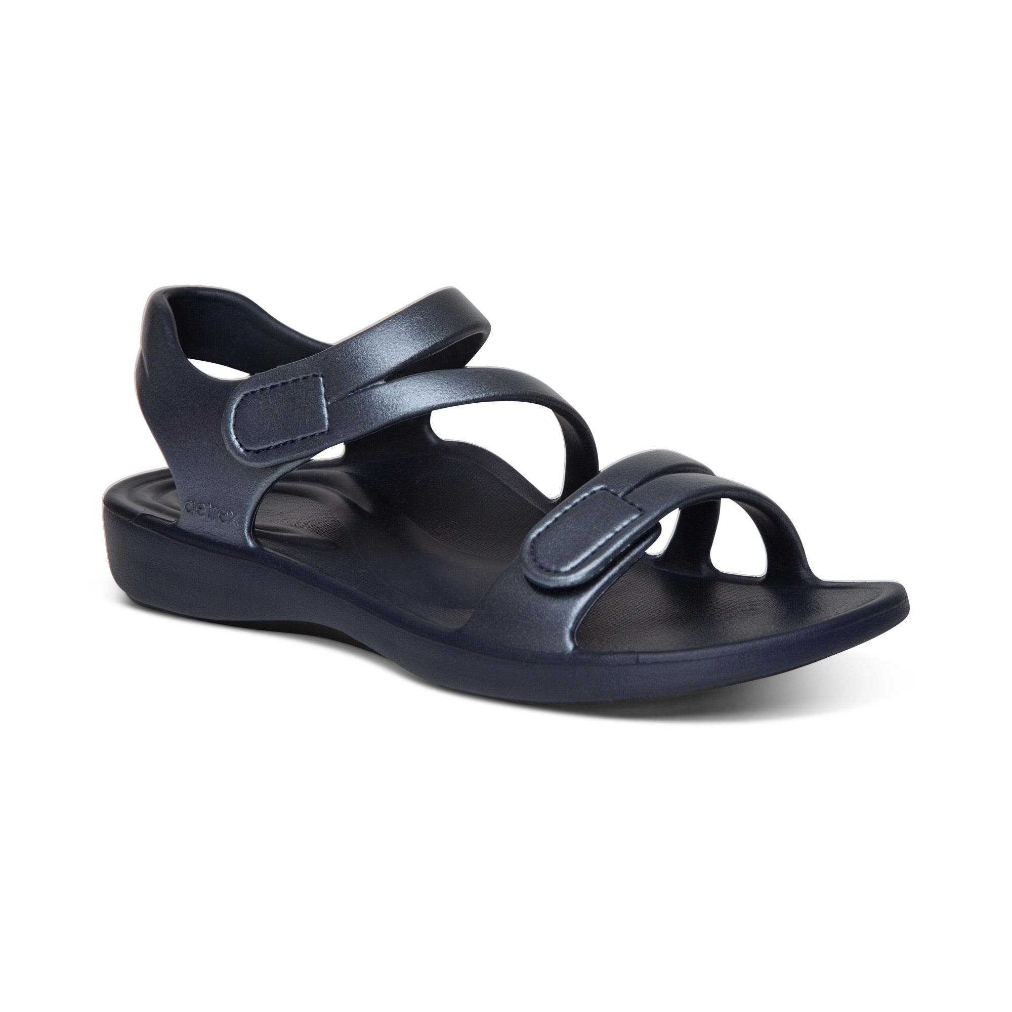 Aetrex Jillian Sport - Shimmer Navy 107