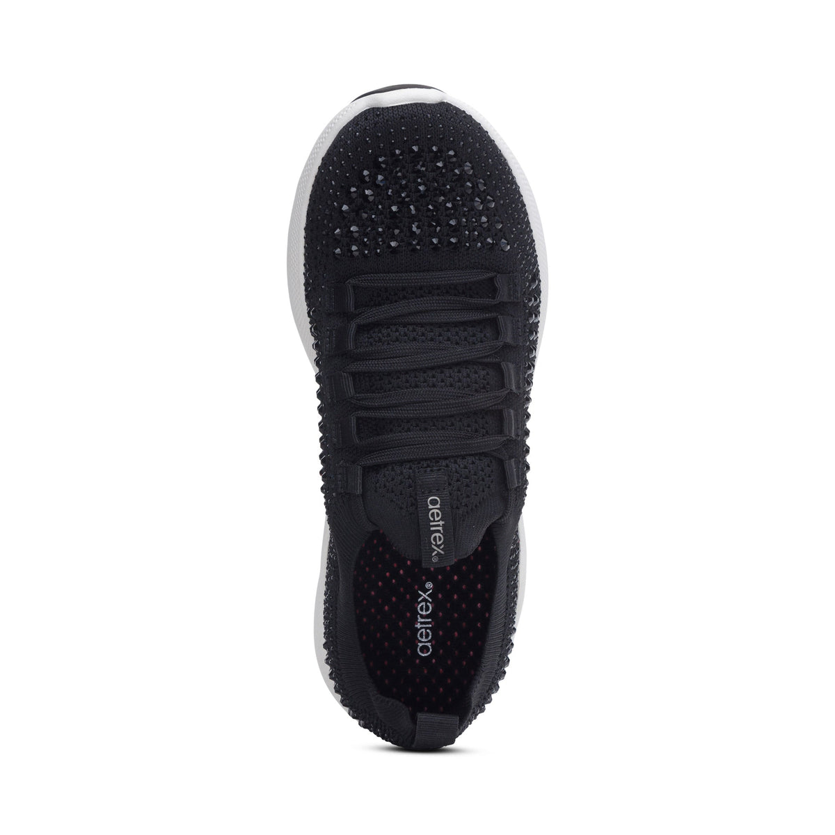 Aetrex Carly - Black Sparkle 110