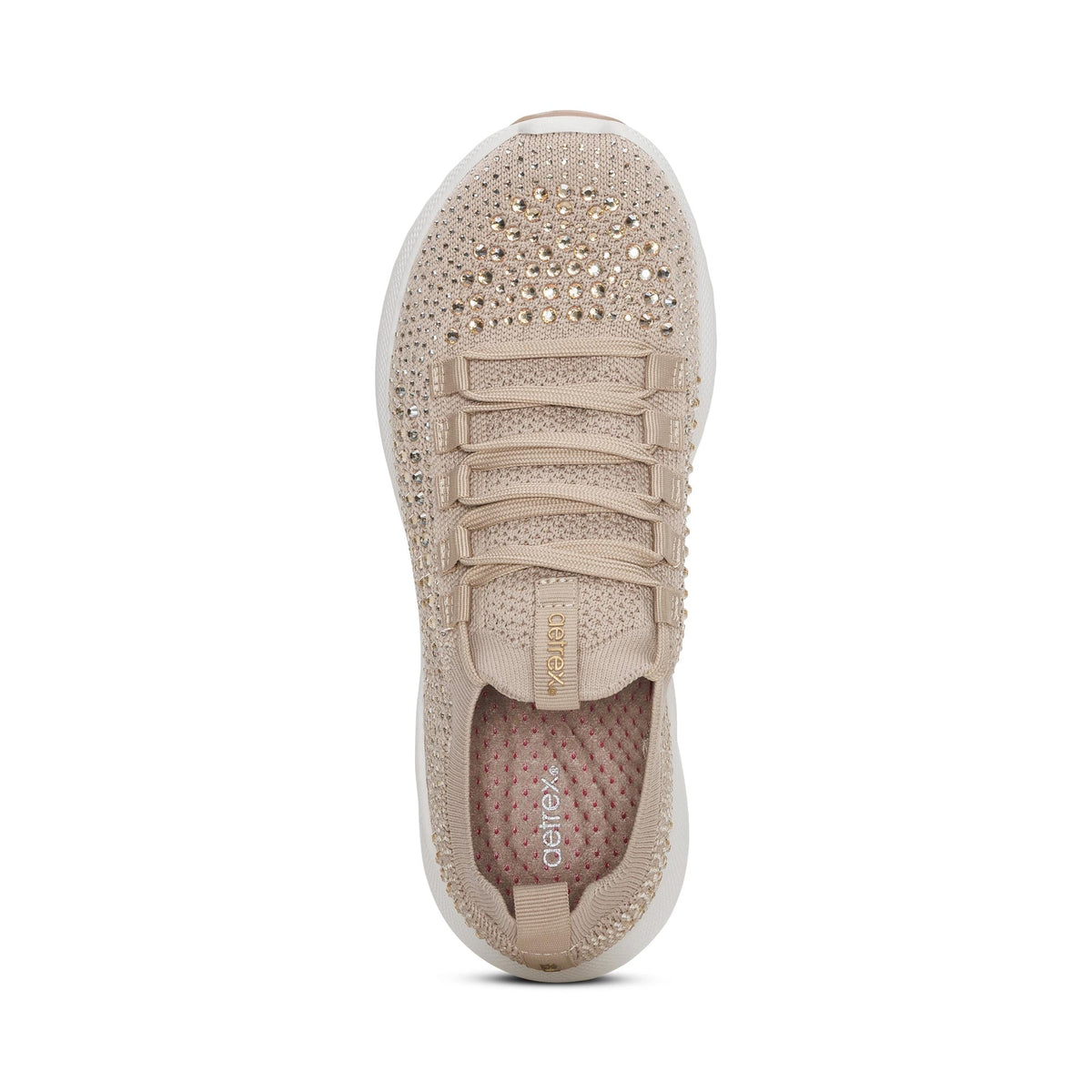 Aetrex Carly - Tan Sparkle 107