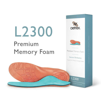 Aetrex men's premium memory foam orthotic insoles