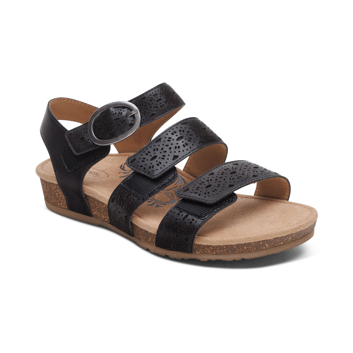 Aetrex Lilly - Black Cutout 105
