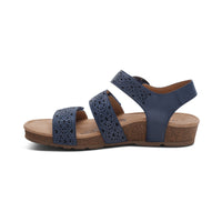 Aetrex Lilly - Navy Cutout 104
