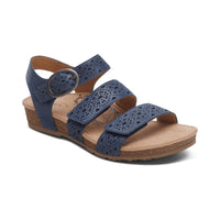 Aetrex Lilly - Navy Cutout 104