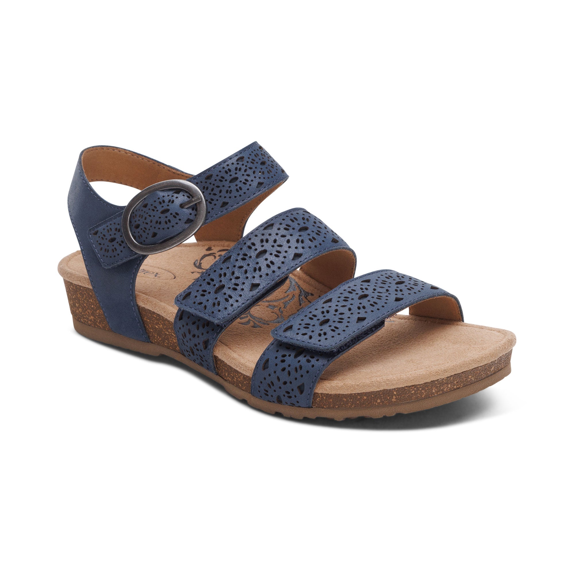 Aetrex Lilly - Navy Cutout 104