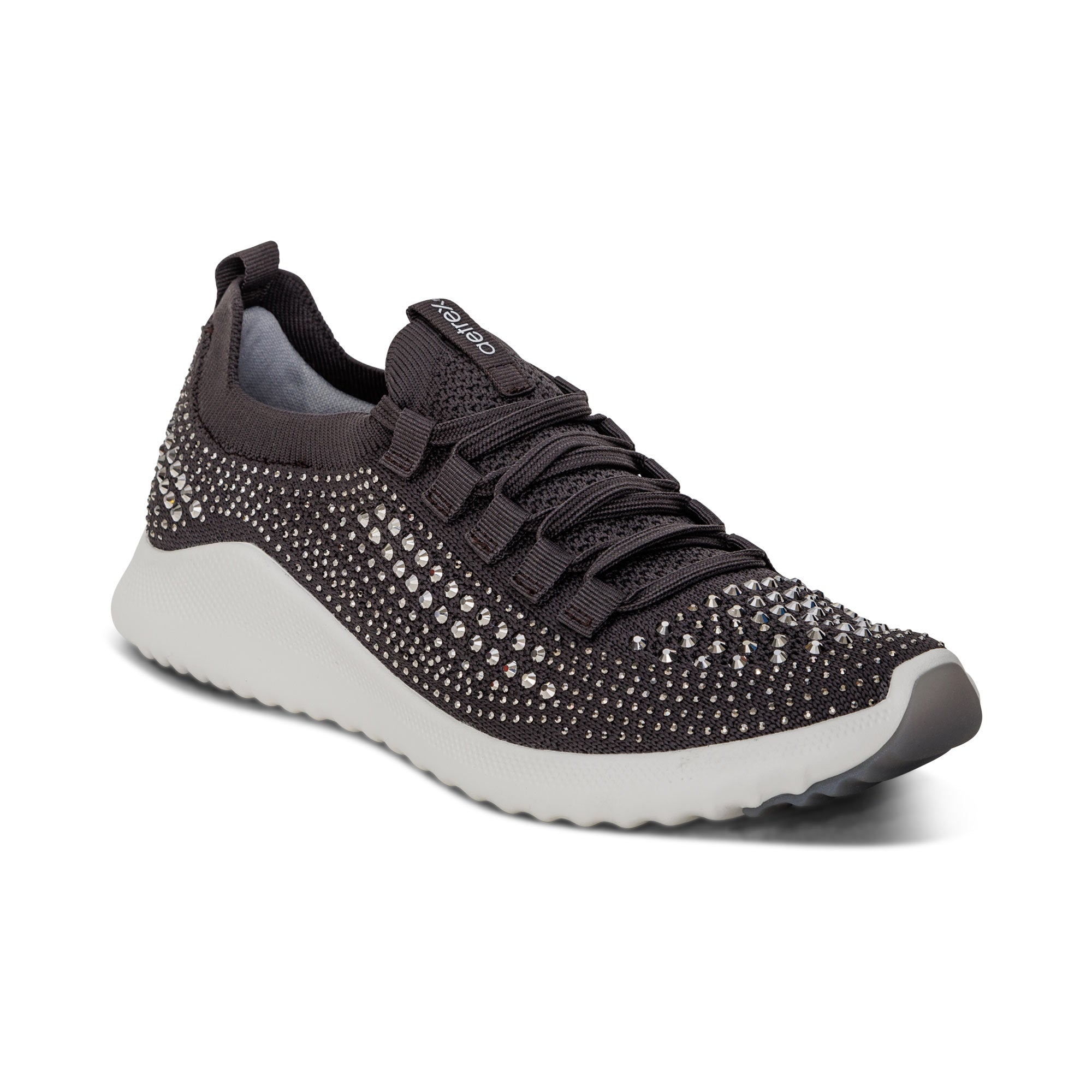 Aetrex Carly - Pewter Sparkle 112