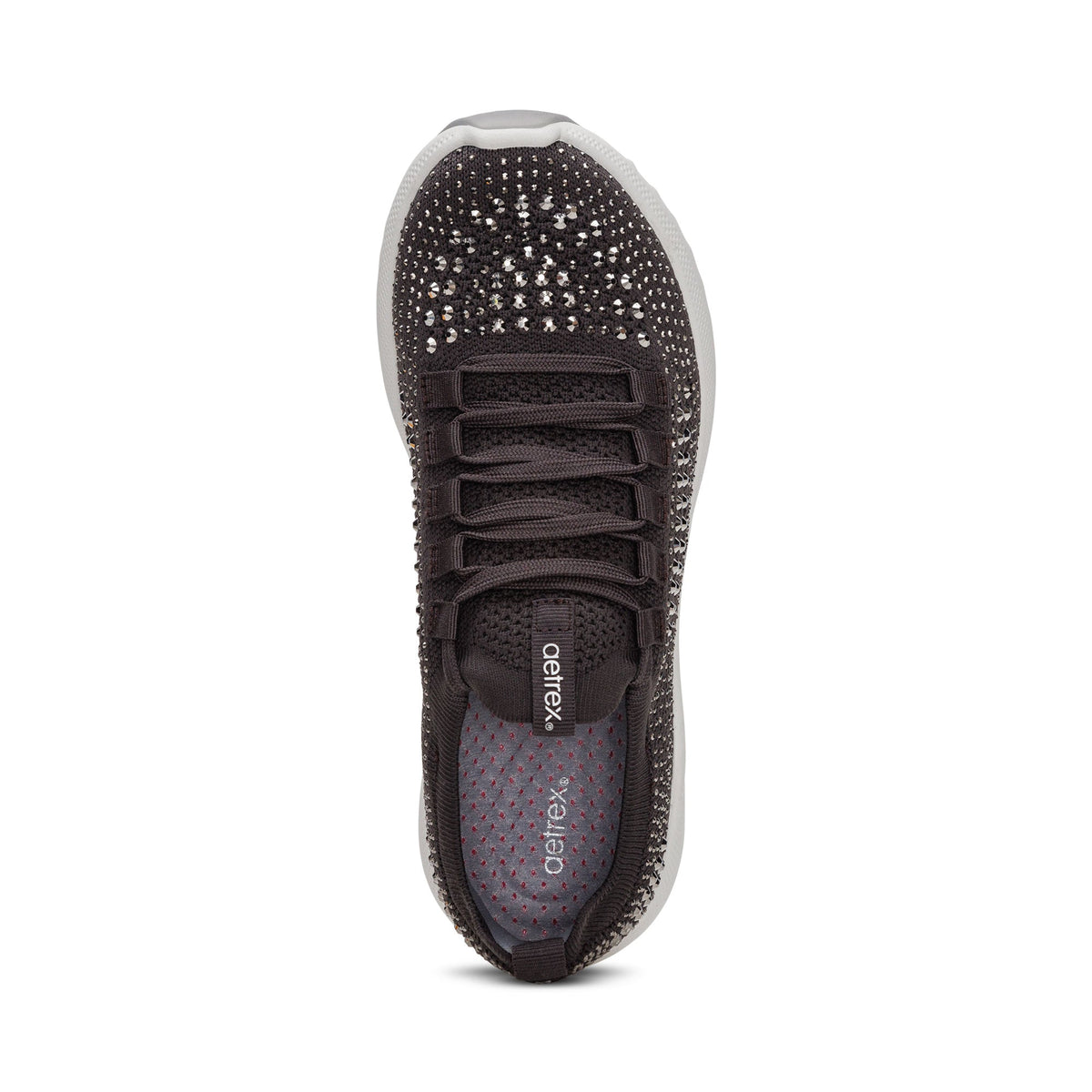 Aetrex Carly - Pewter Sparkle 112