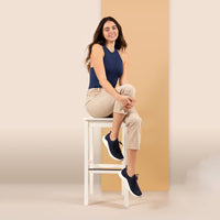 Aetrex Carly - Navy Sparkle 108