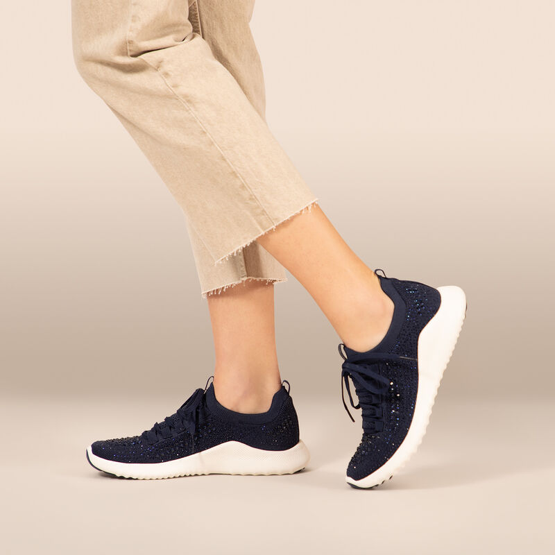 Aetrex Carly - Navy Sparkle 108