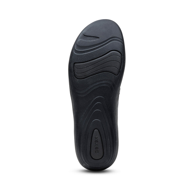 The rubber outsole