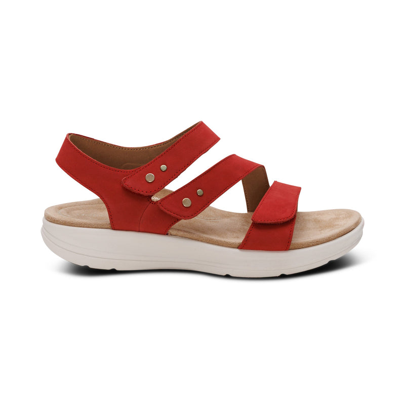 Aetrex Savannah Adjustable Quarter Strap Sandal