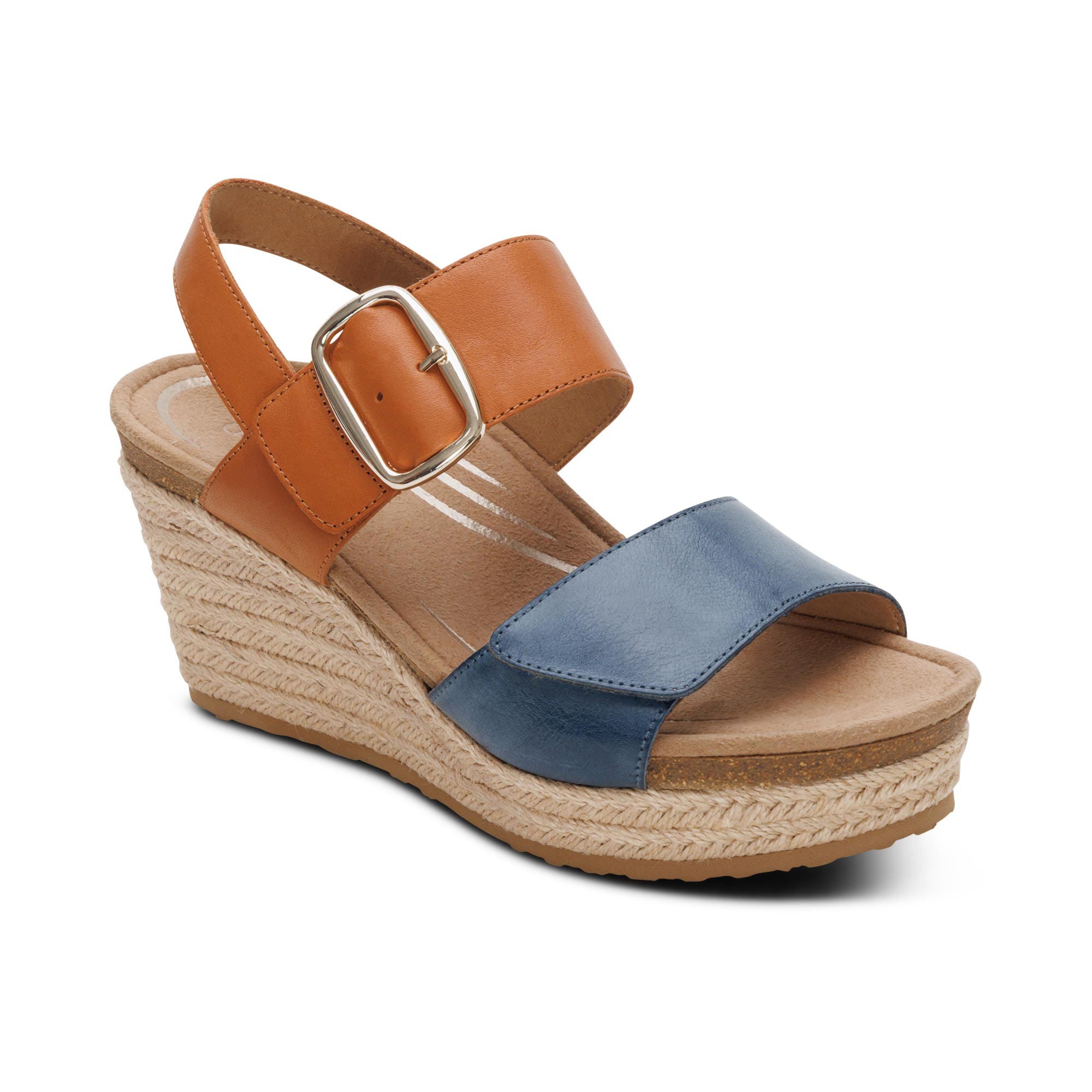 Aetrex Ashley - Hazy Blue Multi 109