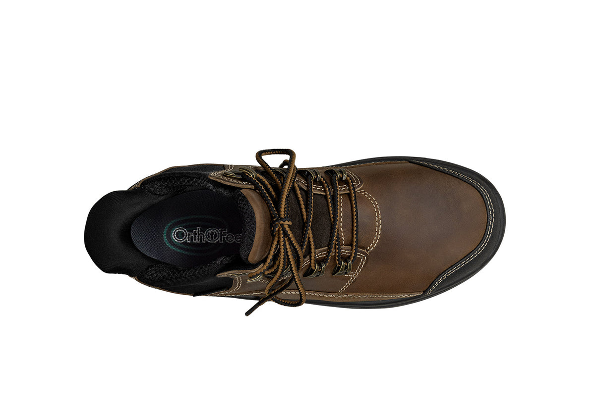 Orthofeet Quartz Hands-Free Work Boots (Women's) - Brown 04
