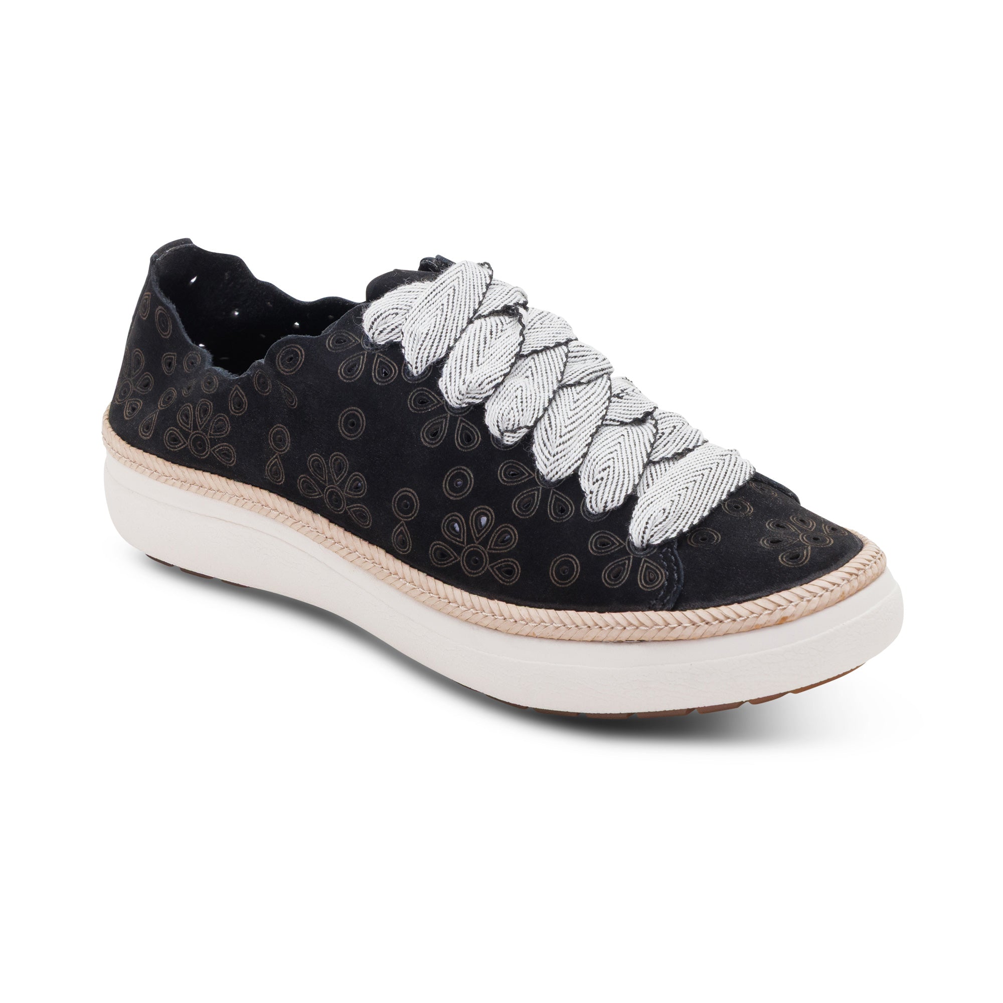 Aetrex Charlotte - Black Nubuck 109