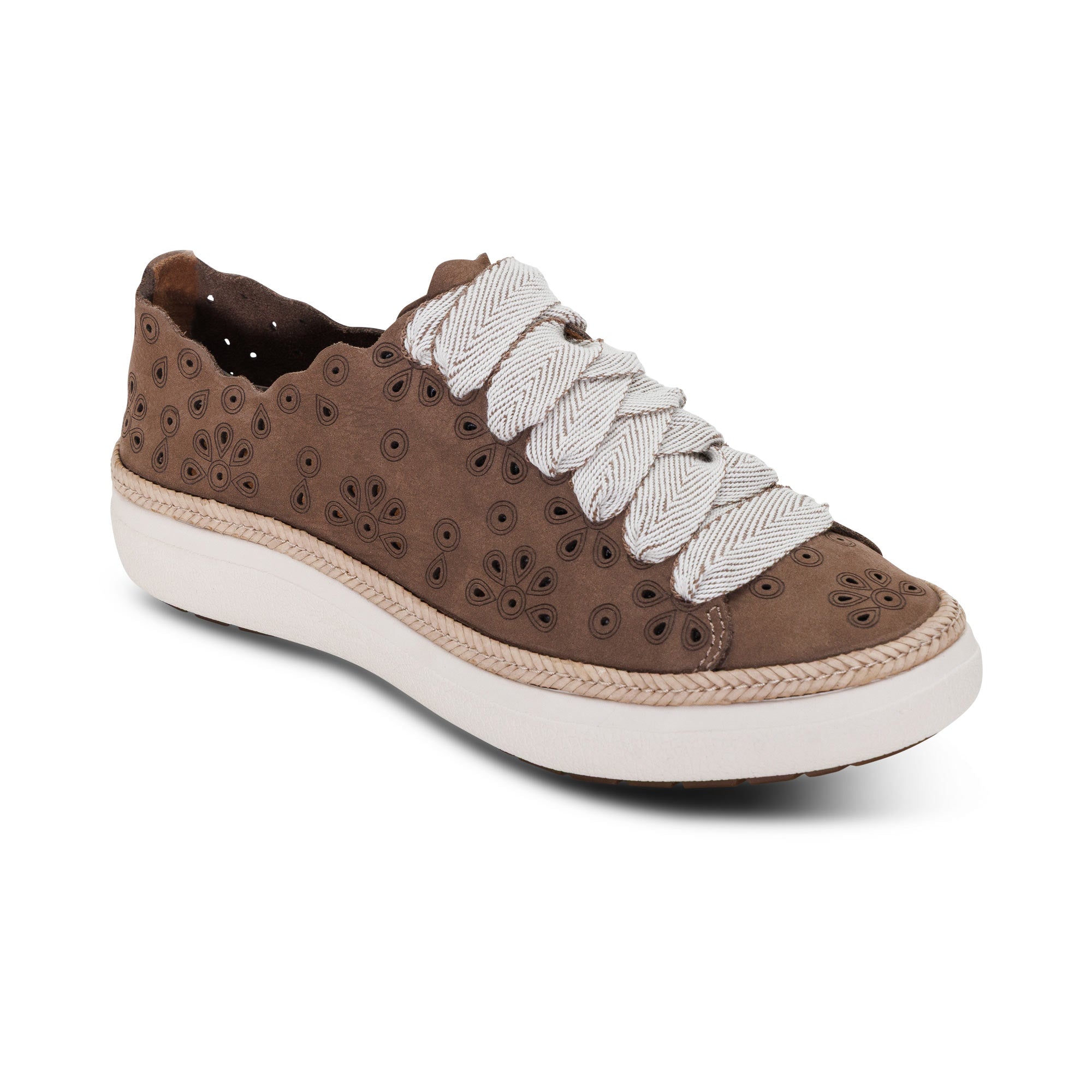 Aetrex Charlotte - Taupe Nubuck 112