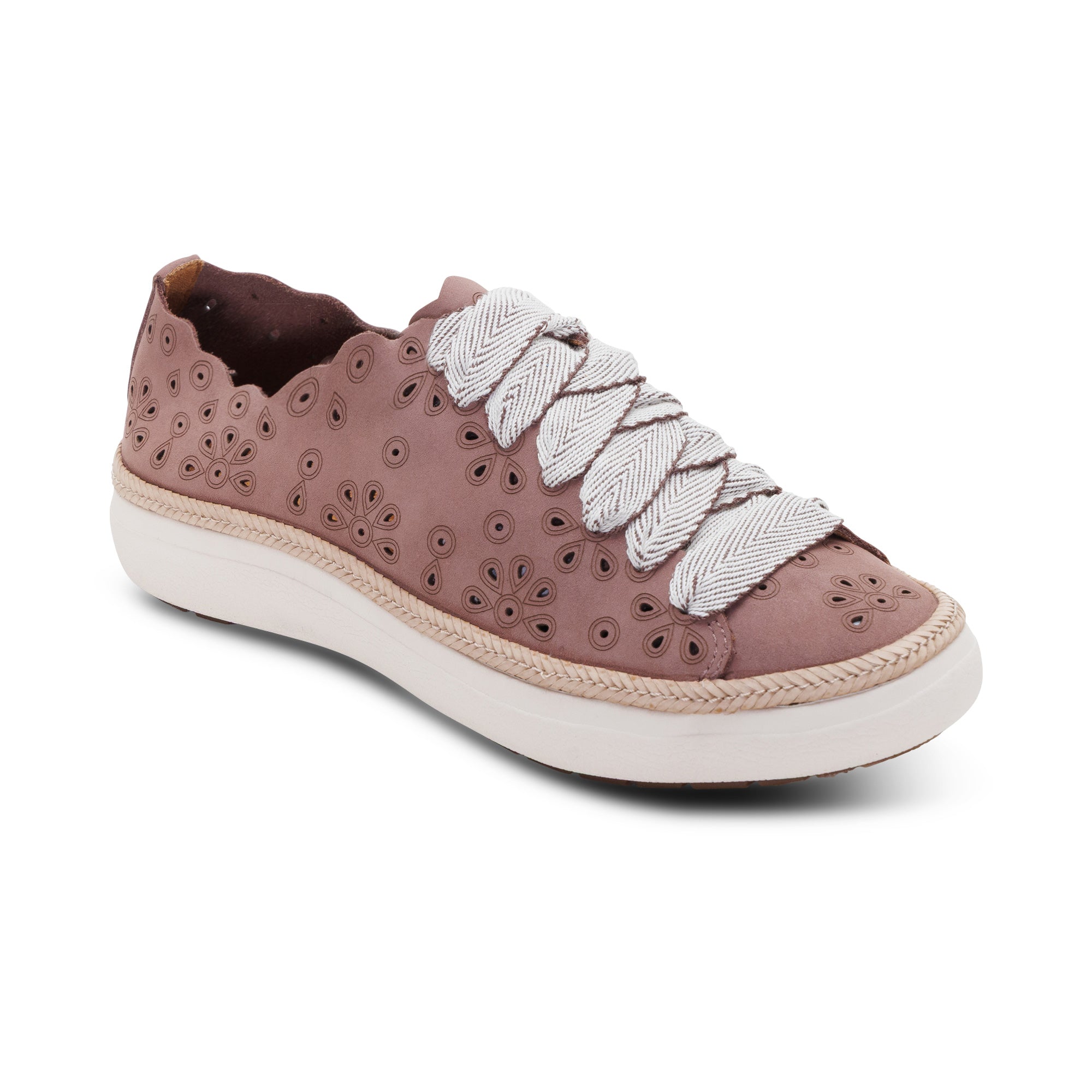 Aetrex Charlotte - Mauve Nubuck 111