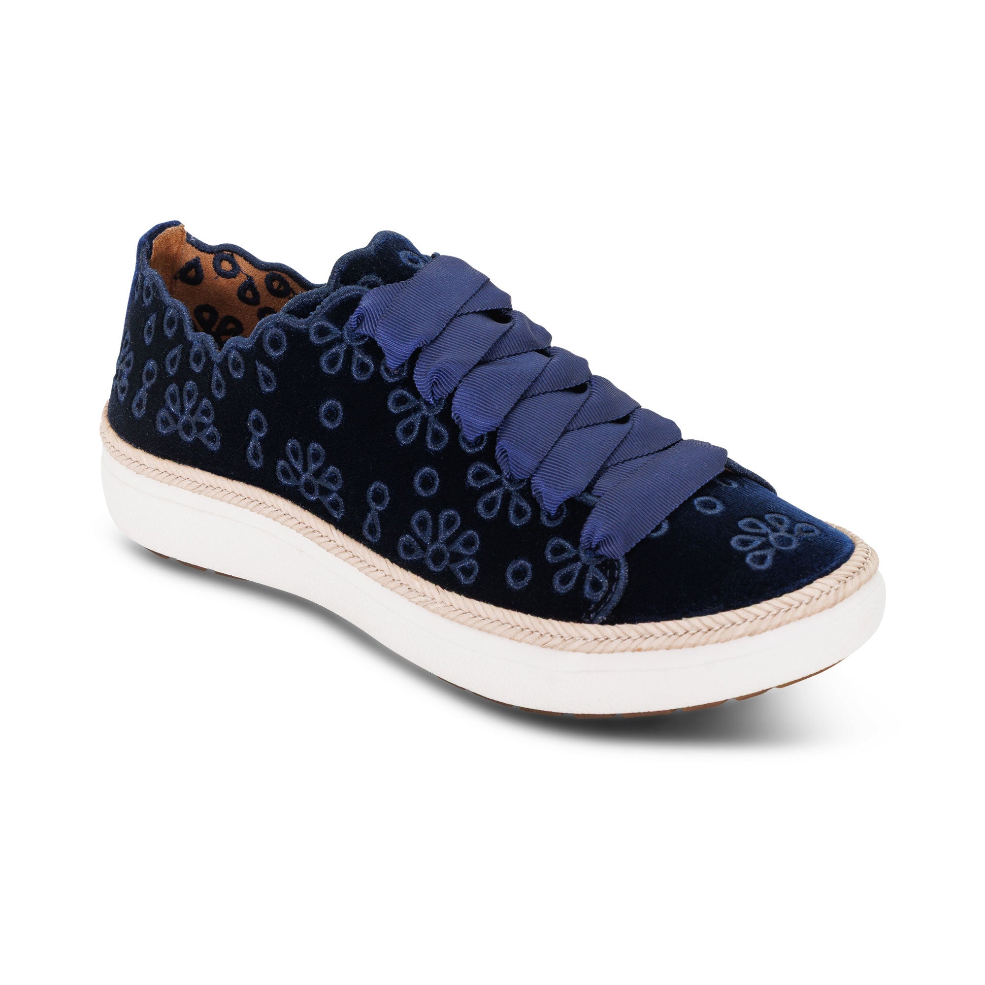 Aetrex Charlotte - Navy Velvet 108