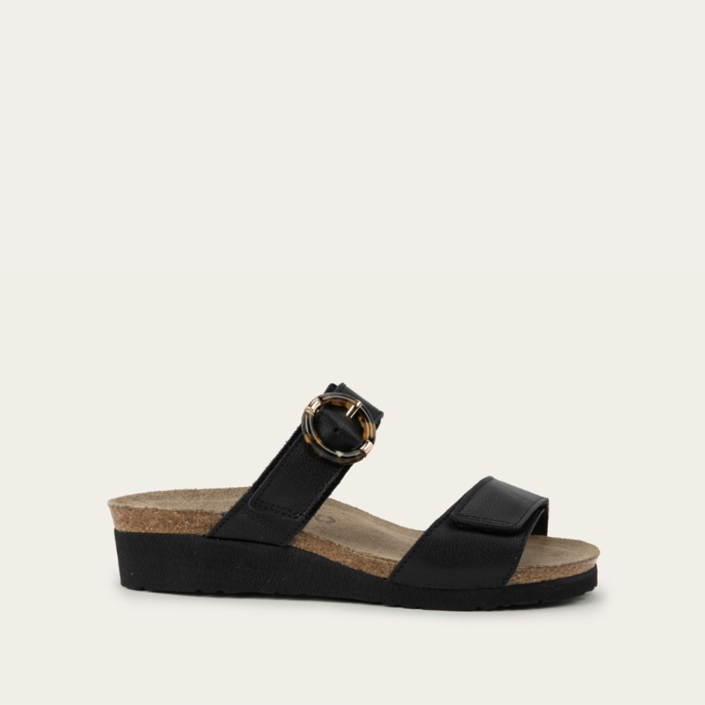 Naot Anabel Wide - Soft Black Leather 101