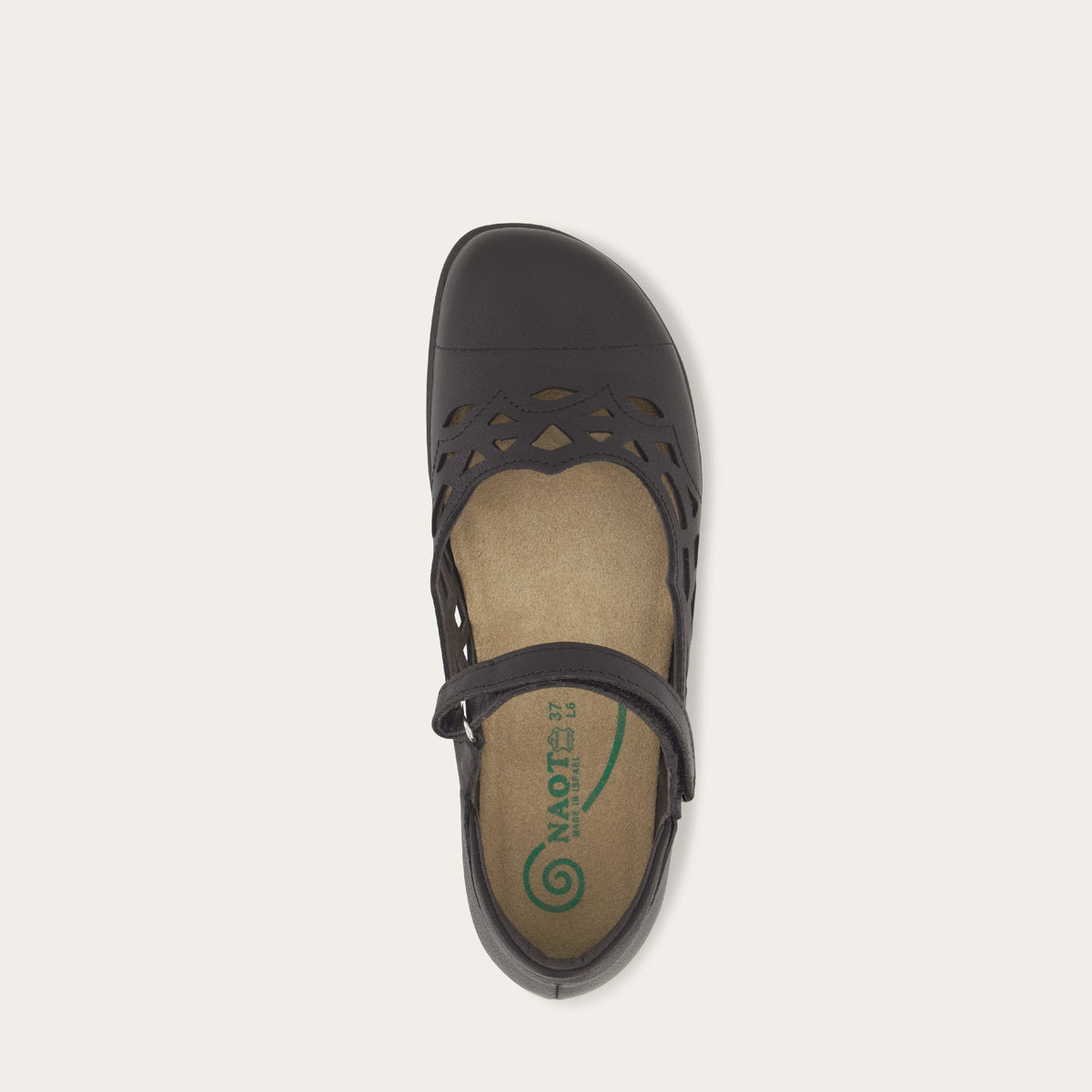 Naot Agathis - Soft Black Leather 107