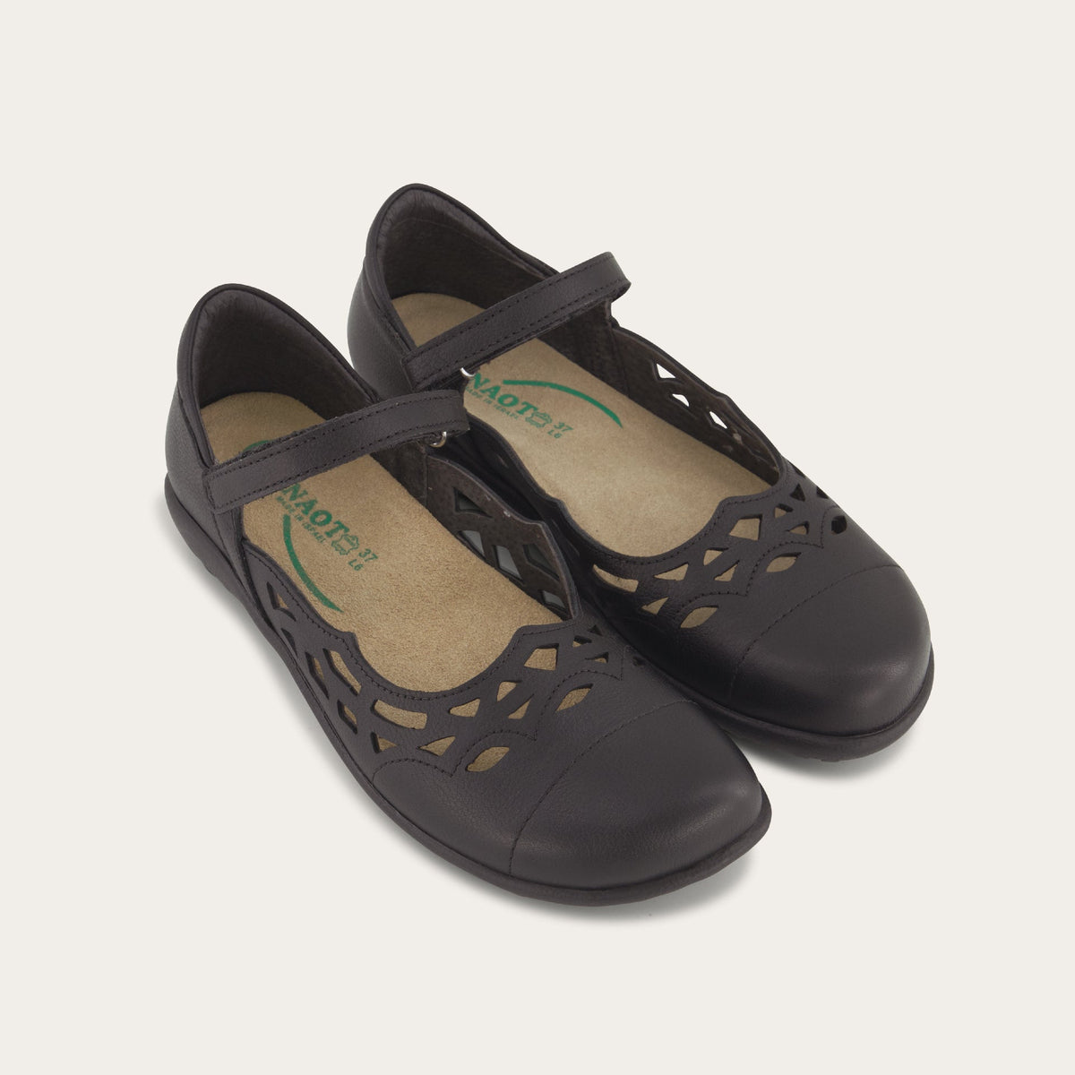 Naot Agathis - Soft Black Leather 107