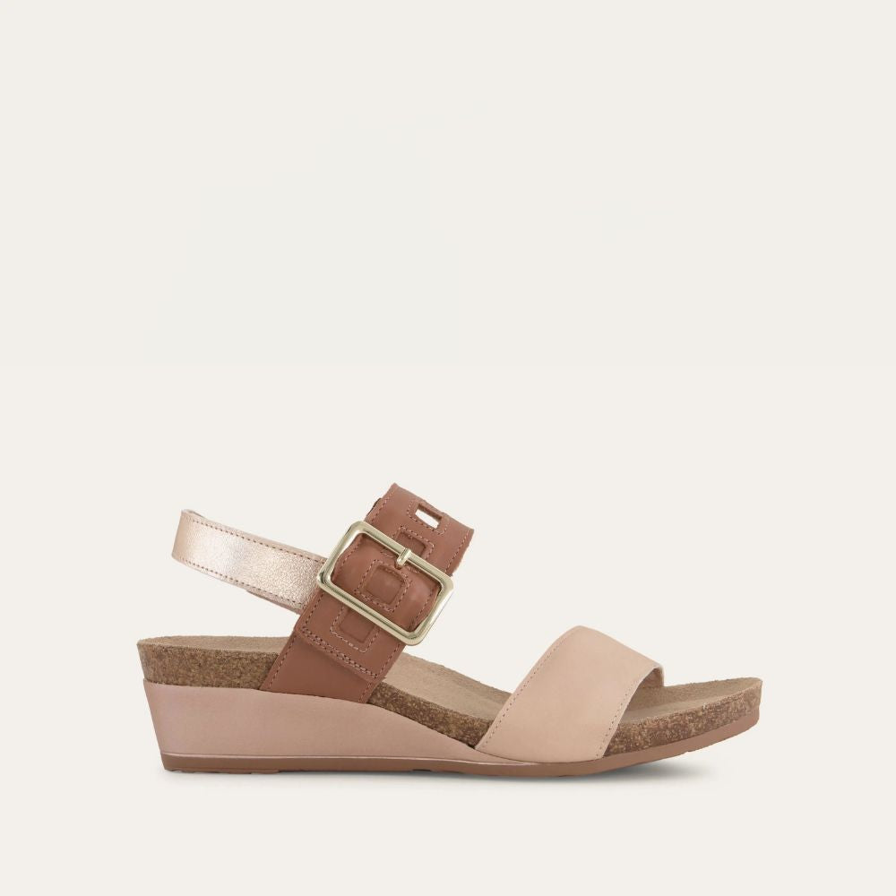 Naot Dynasty - Pale Blush Lthr/Caramel Lthr/Soft Rose Gold Lthr 111