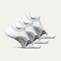 Feetures Elite Light Cushion No Show Tab White 3-Pack 306