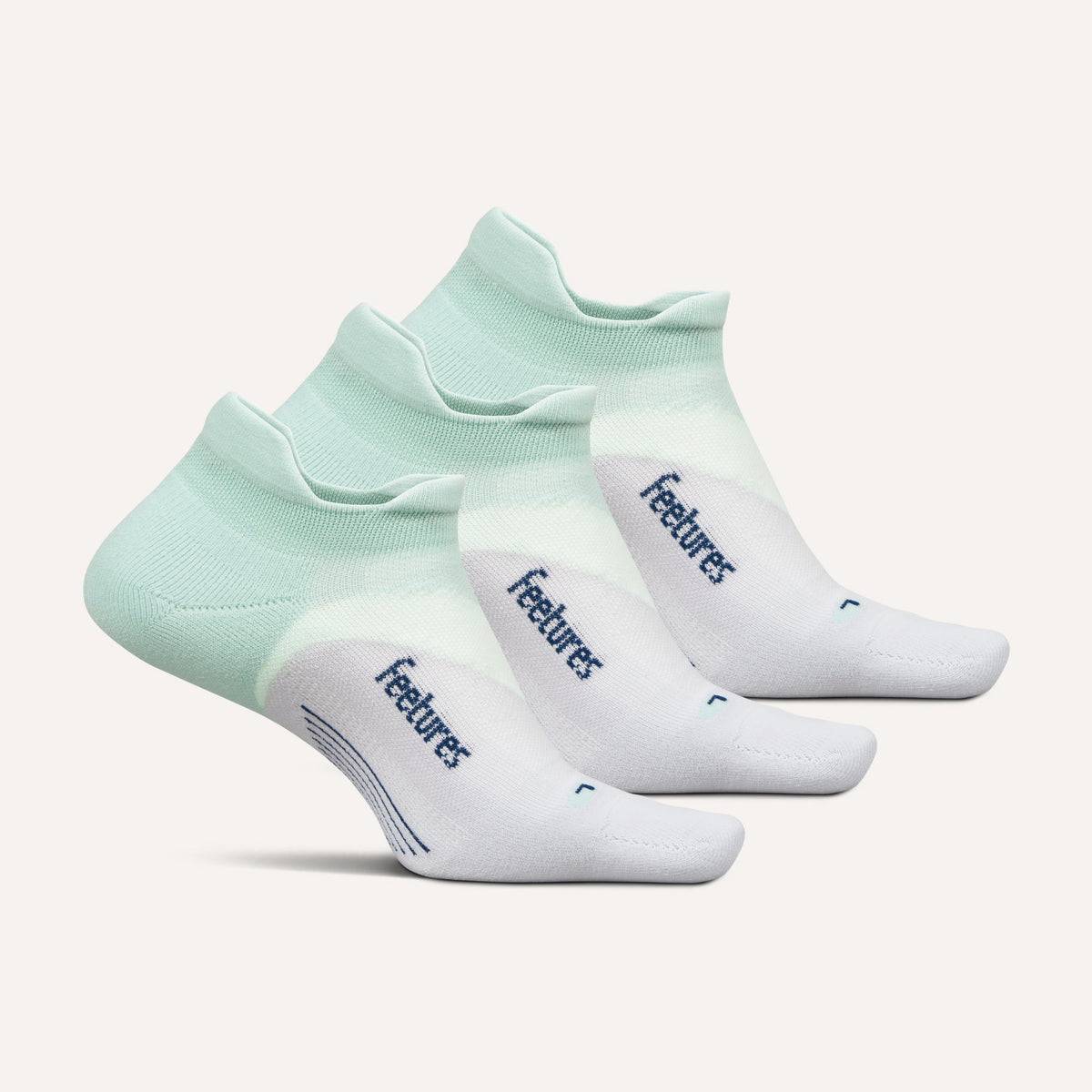 Feetures Elite Light Cushion No Show Tab Supine Sage Mix 3-Pack 302