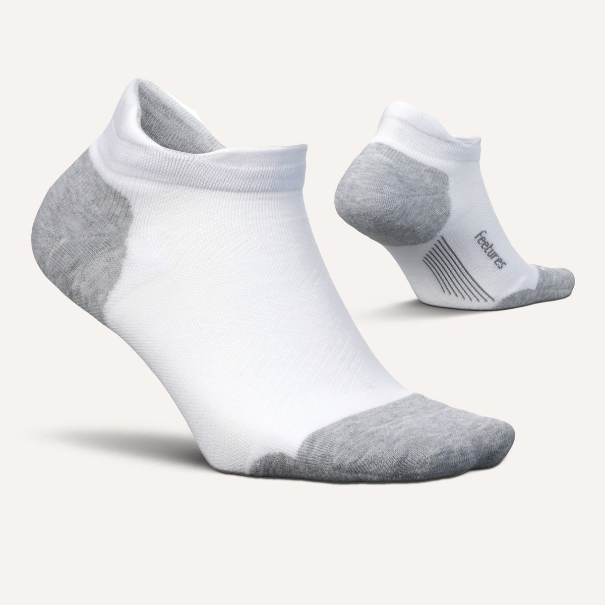 Feetures Solid White 207