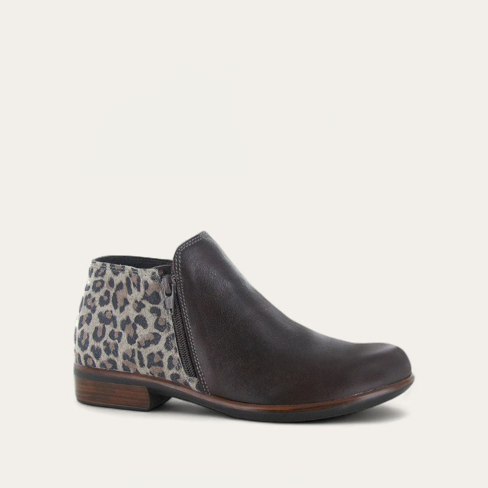 Naot Helm - Cheetah Suede/Soft Brown Lthr 112