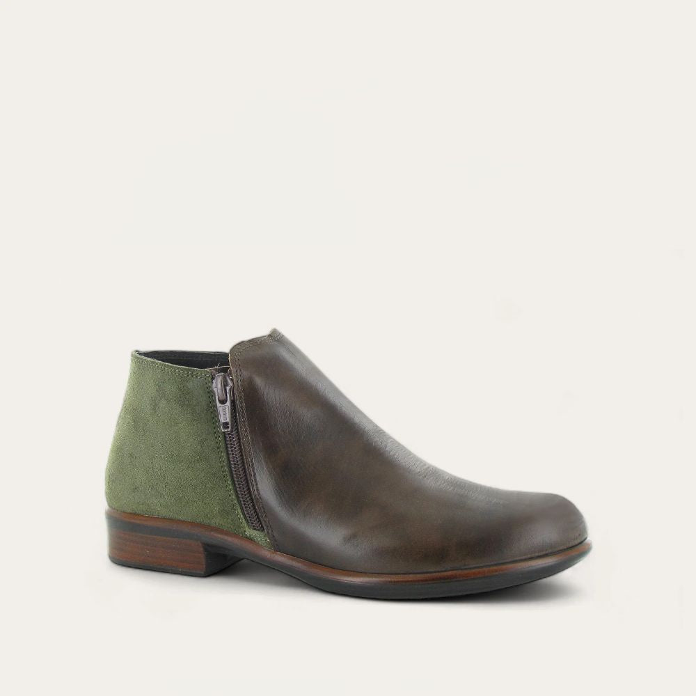 Naot Helm - Pecan Brown/Oily Olive Suede 111