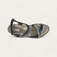Naot Innovate - Polar Sea Lthr/Navy w/ Clear Rhinestones 105