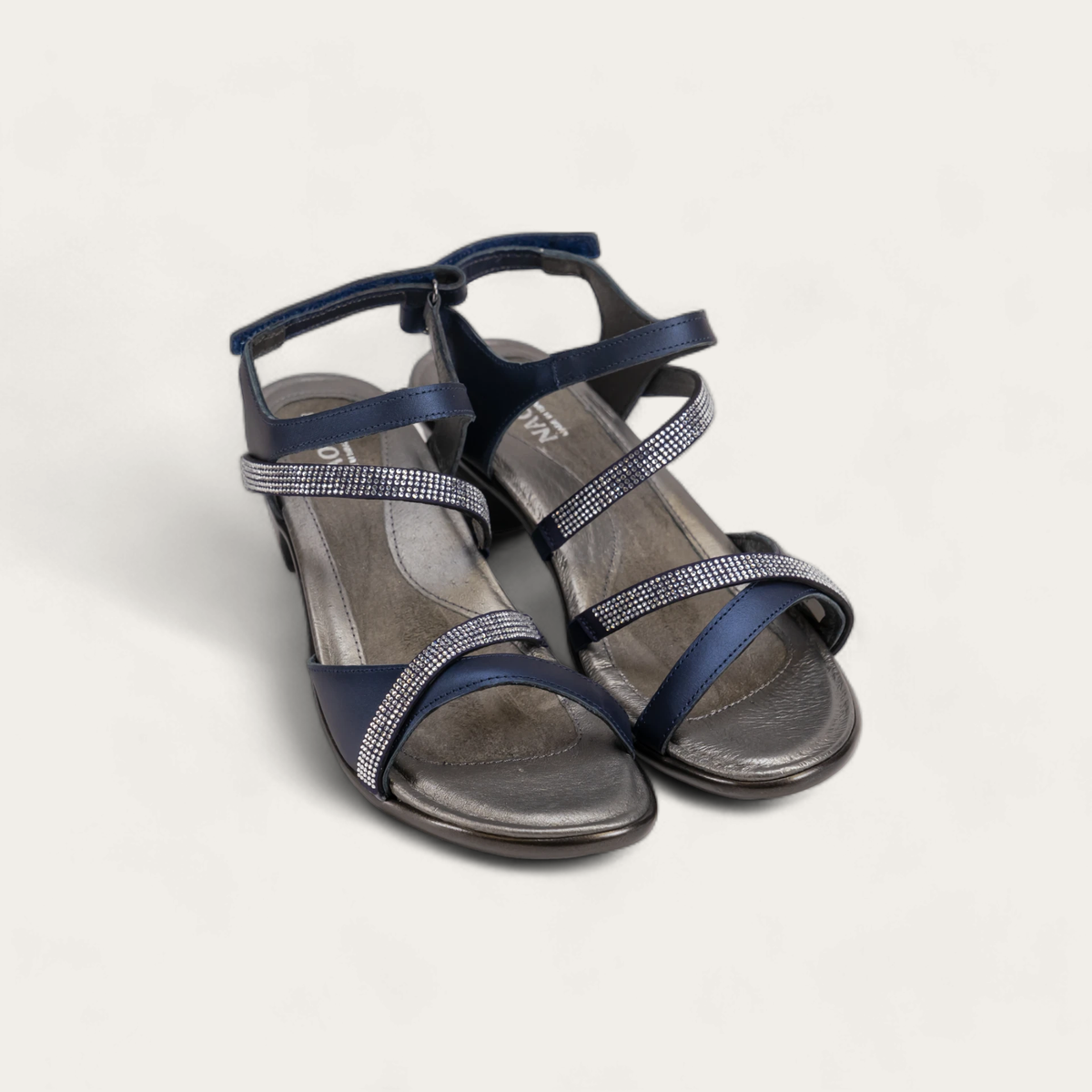 Naot Innovate - Polar Sea Lthr/Navy w/ Clear Rhinestones 105