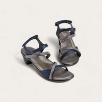 Naot Innovate - Polar Sea Lthr/Navy w/ Clear Rhinestones 105