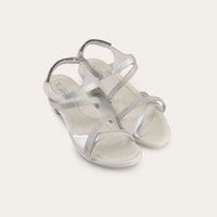 Naot Innovate - Soft Silver Lthr w/ Clear Rhinestones 104