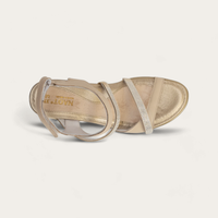 Naot Innovate - Soft Ivory Lthr w/ Clear Rhinestones 102