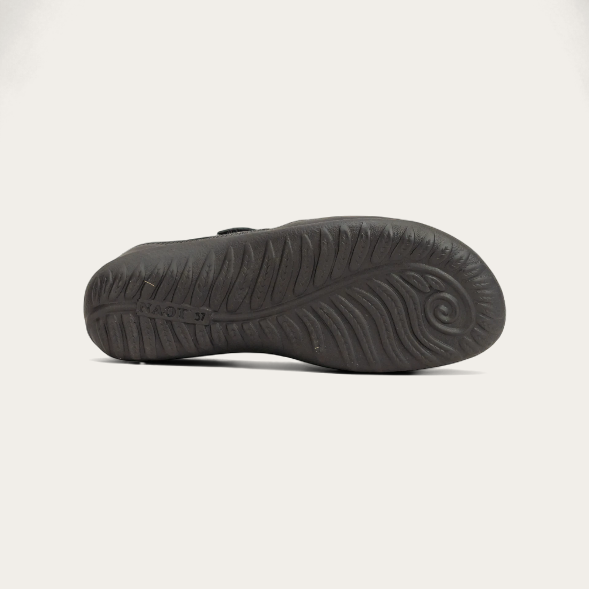 Naot Kirei Wide - Black Leather/Shiny Black Patent 101
