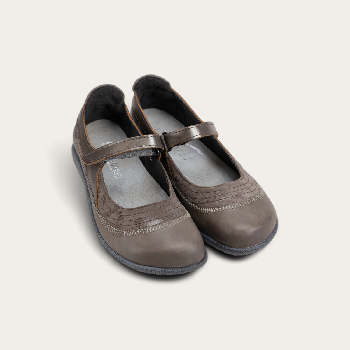 Naot Kirei - Foggy Gray Lthr/Gray Marble Suede//Mirror Lthr 105