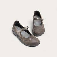 Naot Kirei - Foggy Gray Lthr/Gray Marble Suede//Mirror Lthr 105