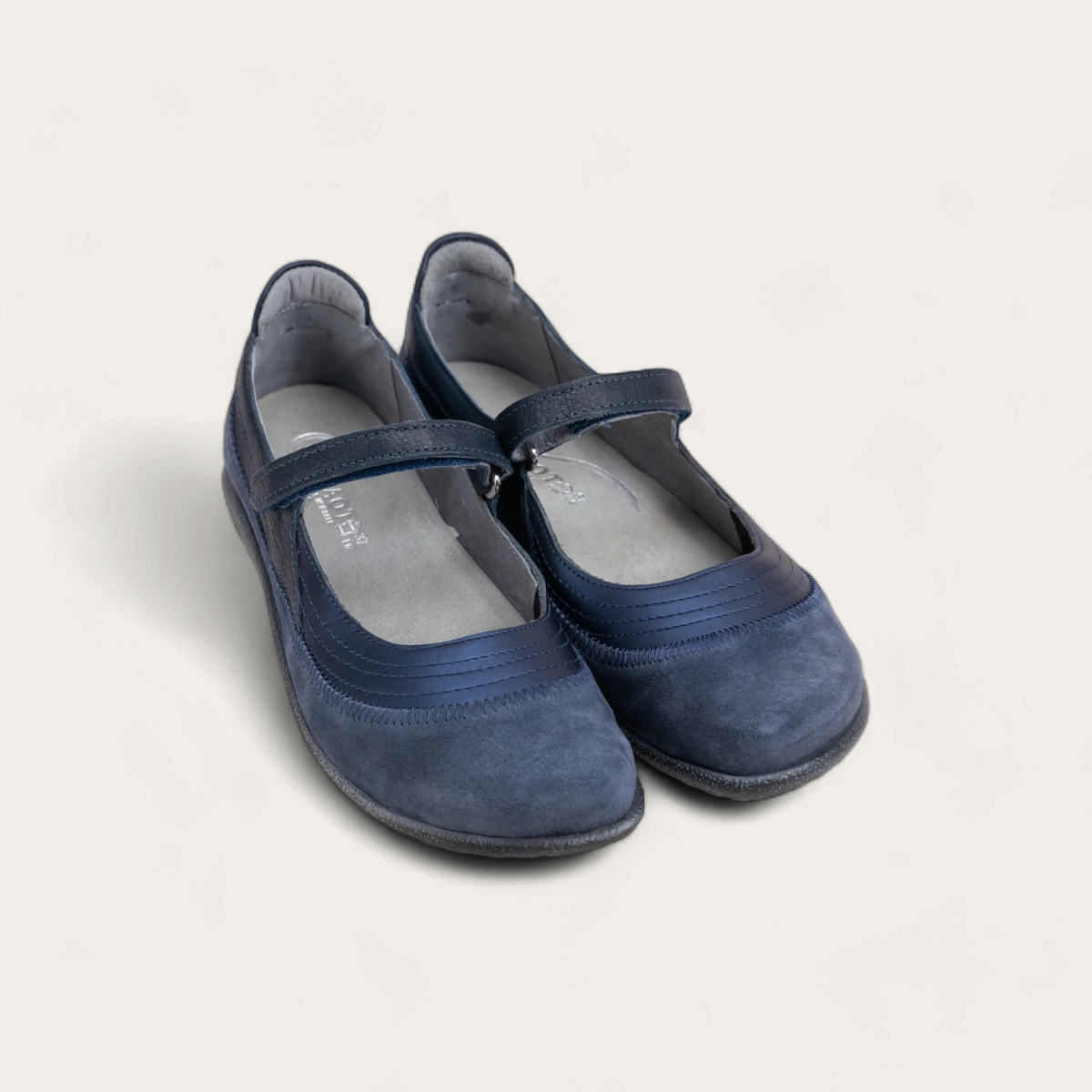 Naot Kirei - Polar Sea Lthr/Midnight Blue Suede/Soft Ink Lthr 106