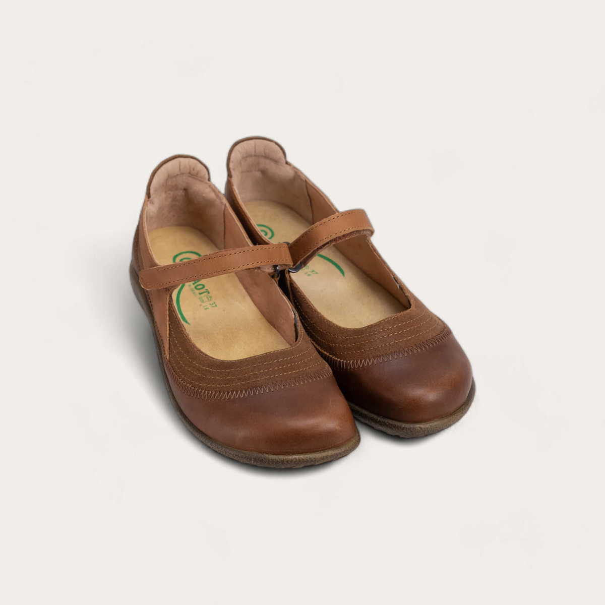 Naot Kirei - Latte Brown Leather/Antique Brown Suede/Saddle Brown 109
