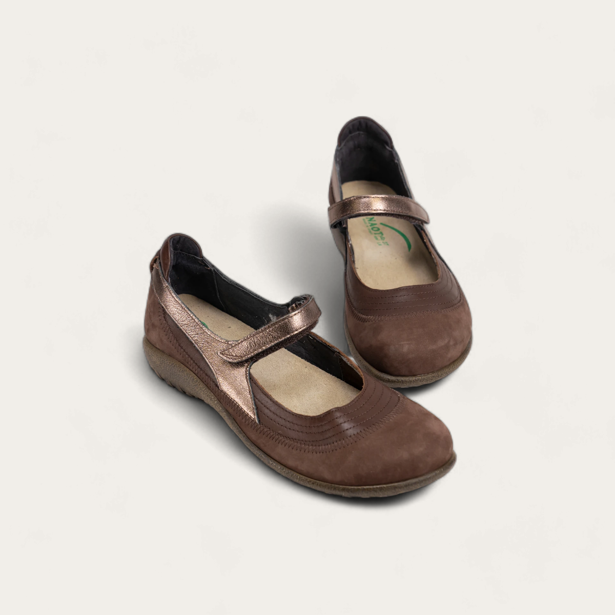Naot Kirei - Toffee Brown Lthr/Coffee Bean Nubuck/Radiant Copper Lthr 112