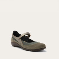 Naot Kirei - Soft Green Lthr / Hunter Green Suede / Pewter Lthr 108